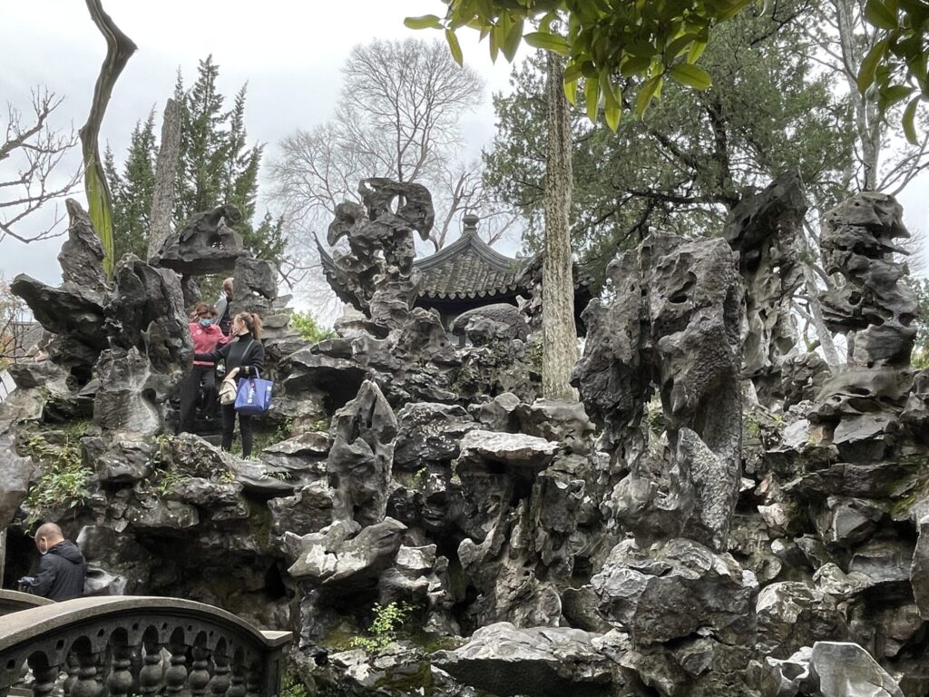 獅子林築山